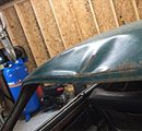 BMW 2000c big dent in roof