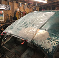 paint removal from BMW 2000c