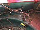 BMW 2000c wiring harness in trunk area